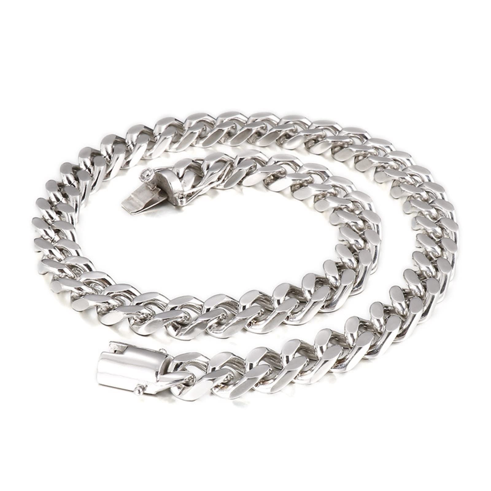 ZH1YFD Herrenarmband aus Edelstahl, Gliederarmband mit Panzerkette, Geschenkidee für Männer, 71 cm, Edelstahl, ohne Edelstein. Wasserhähne für den Haushalt