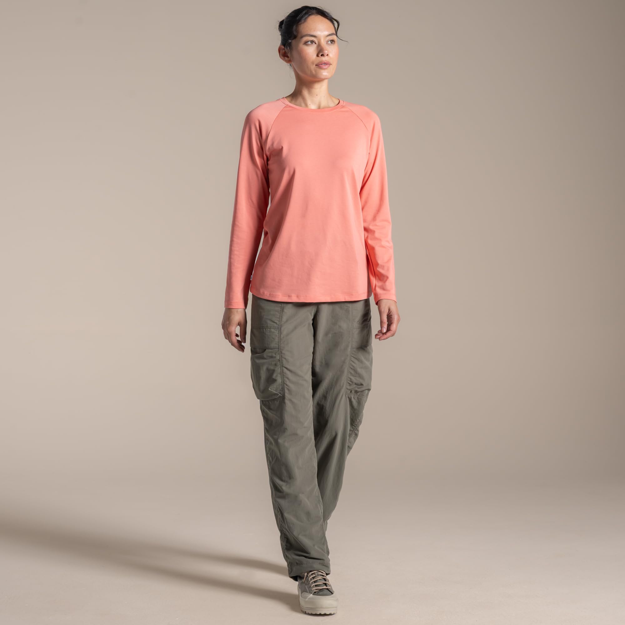 Craghoppers Nosilife Nour Long Sleevet-Shirt Craghoppers Nosilife Nour - Camiseta de Manga Larga para Mujer Mujer (Pack de 1)