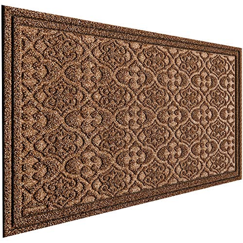 MAT 7BANQUET Outdoor Door Mat for Front Door 36 x 24 inch Mat Debris Mud Trapper
