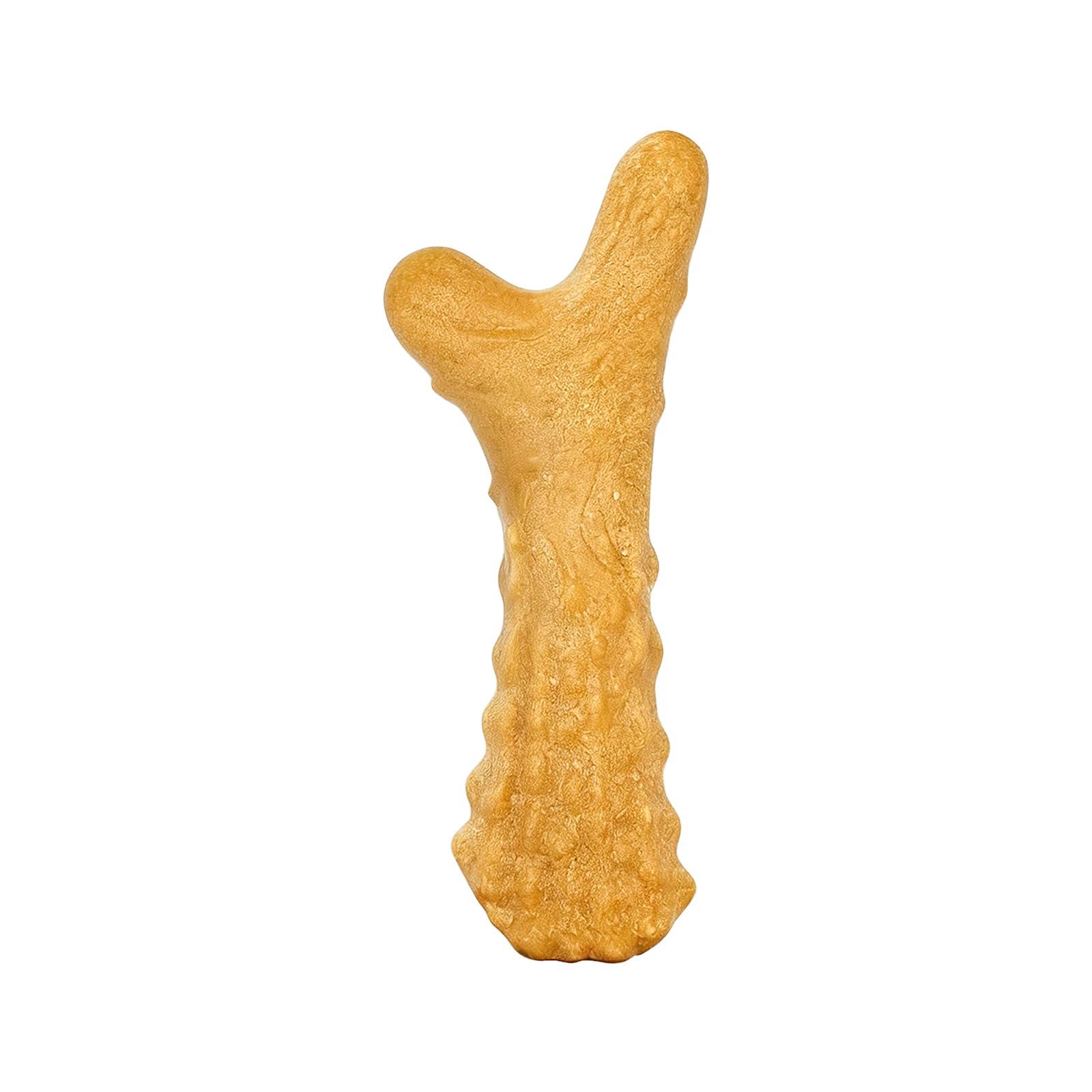 Bestwist Indestructible Dog Toys, Tough Dog Chew Toys for Small Medium Dogs, Durable Real Beef Flavour Deer Antler Shaped Puppy Teething Toy for Chewing & Cleaning Teeth