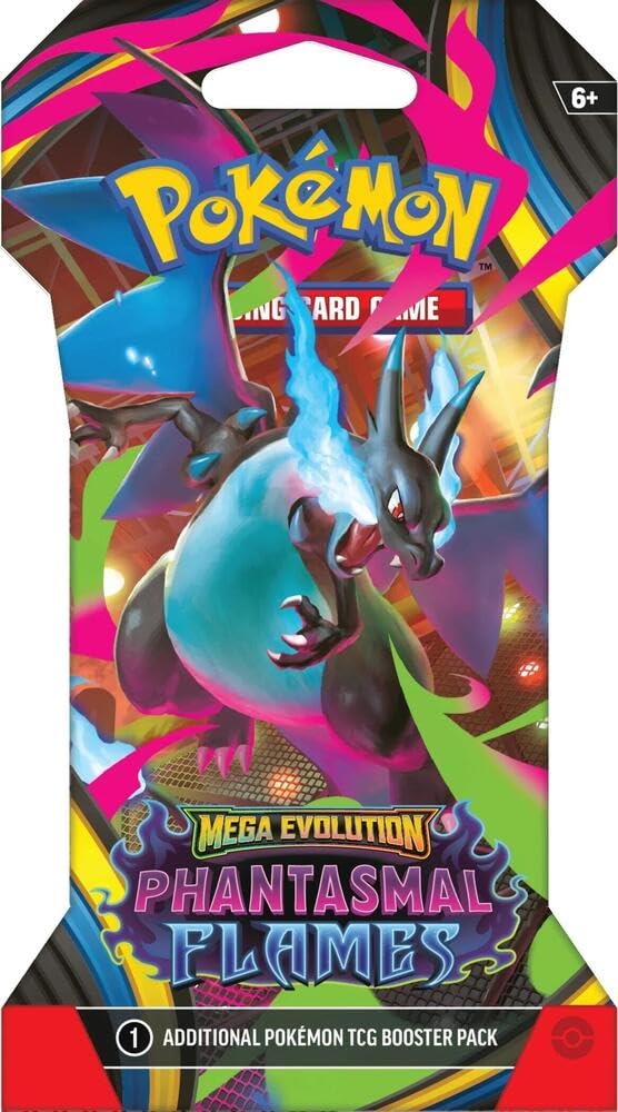 Pokemon TCG: Mega Evolution Phantasmal Flames Sleeved Booster Pack