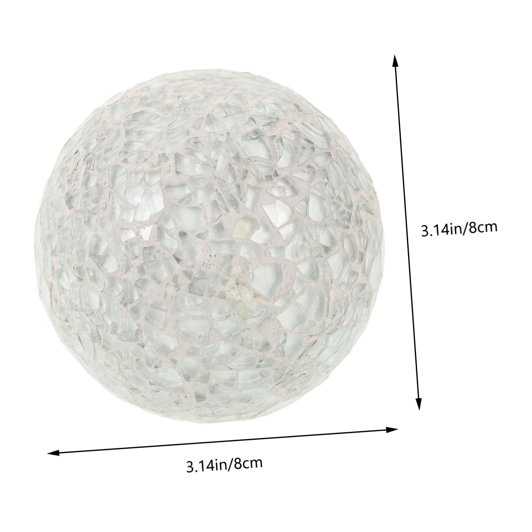Alipis 12stücke Dekorative Glaskugeln Mosaikball Für Tischdekoration Accessoires Für Hochzeiten Und Zuhause Langlebig Und Für Vasen Und Mitteltische