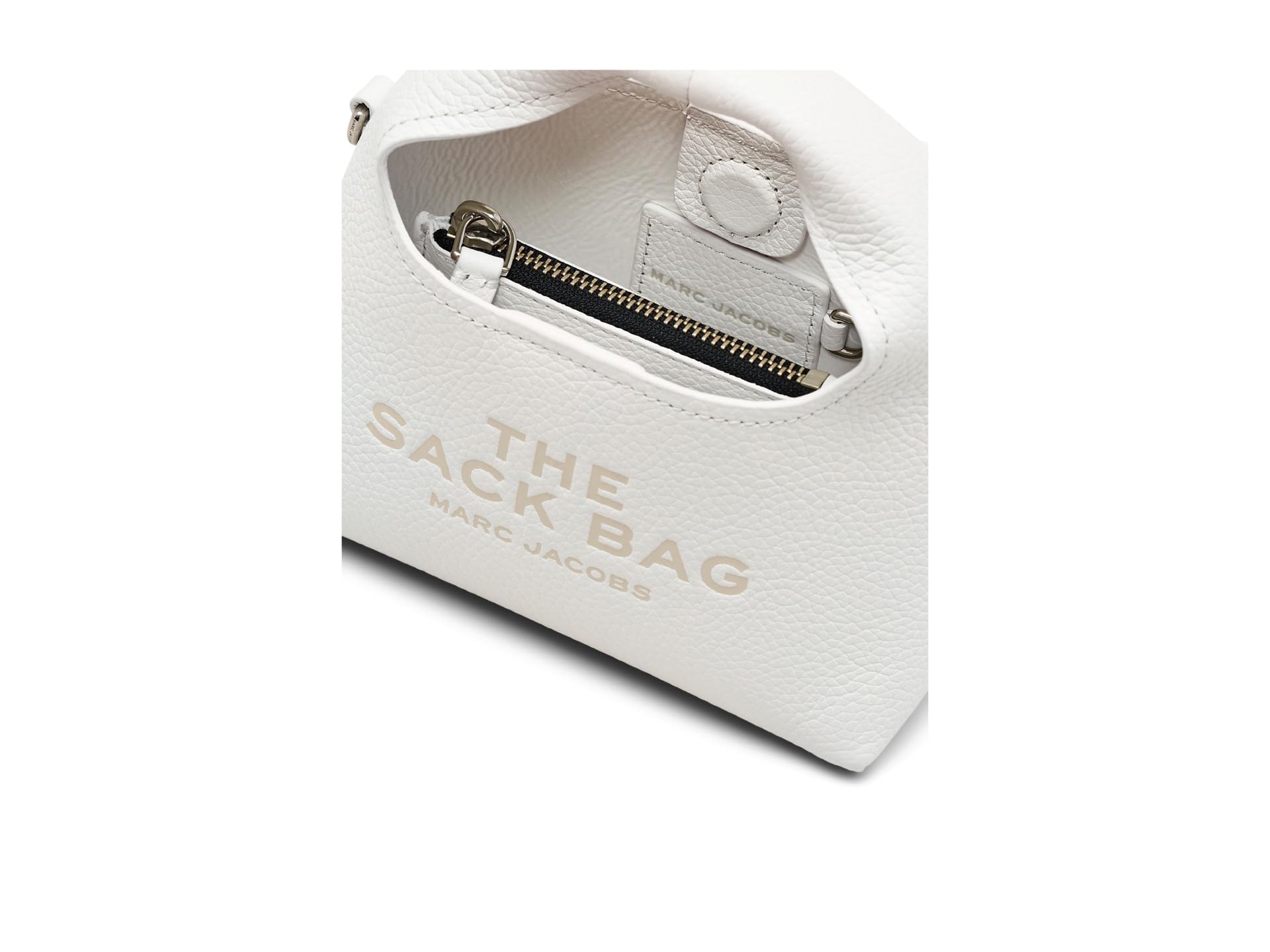 MARC JACOBS The Micro Crossbody Sack, Bag para Mujer, Color Blanco