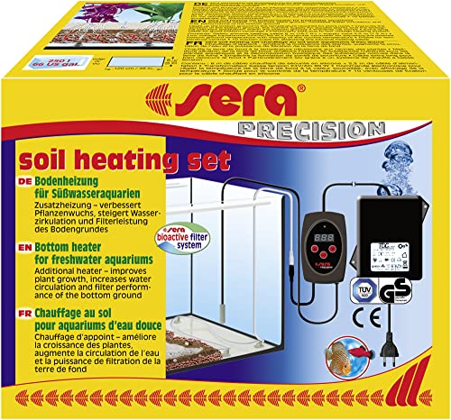 sera Soil Heating Set | Bodenheizung für Aquarien | 24V Heizkabel mit Steuerung und Temperaturfühler | fördert Nährstoffzirkulation | verhindert Faulstellen | ideal für Pflanzenaquarien