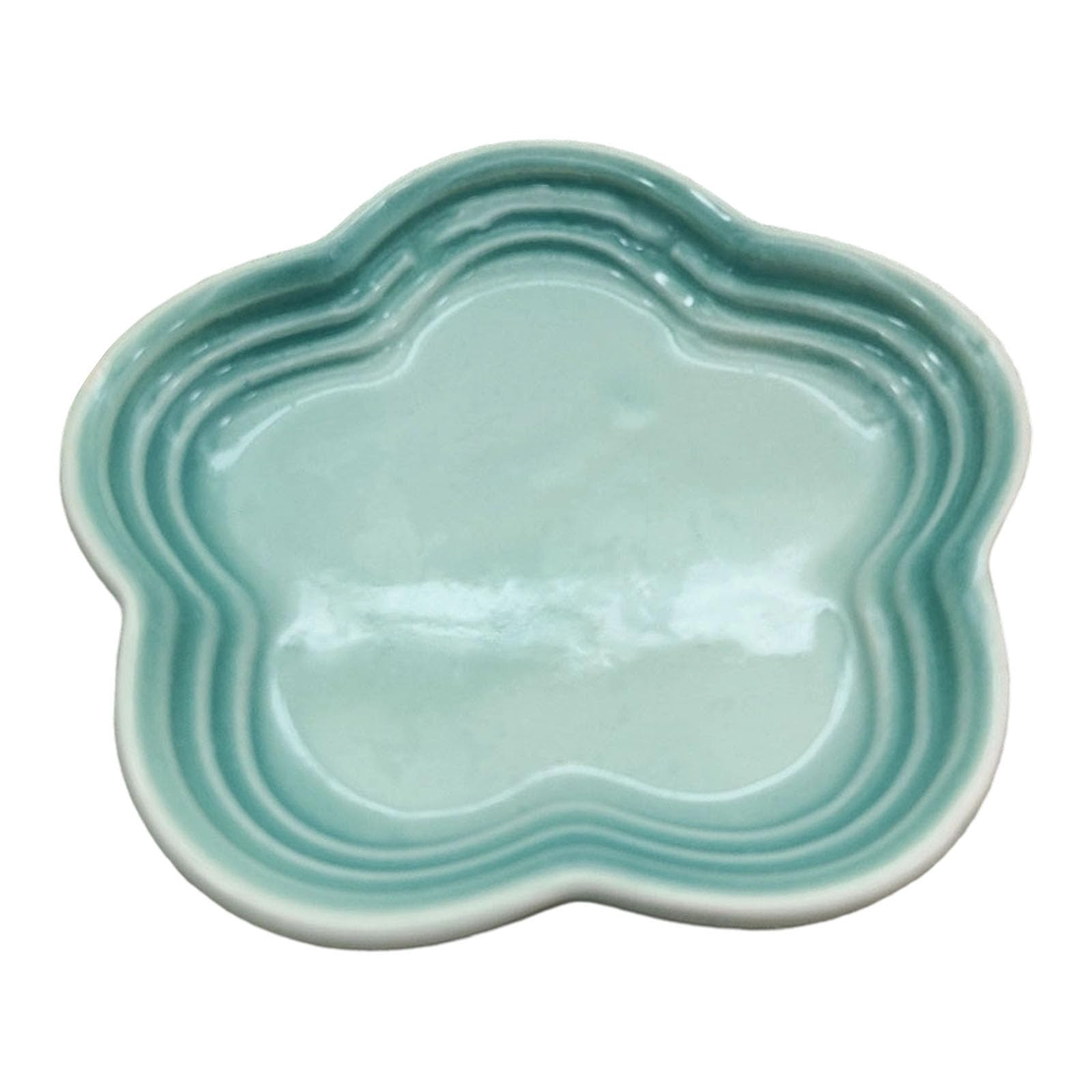 Nucelit 14cm Ceramics Fruit with Elegant Blossoms Pattern Sturdy Serving Dishes Great for Breakfast Appetizers and Snacking Parties