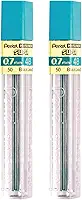 Pentel Grafite Hi-Polymer 0.7mm 4B com 2 Tubos SM/50-4B