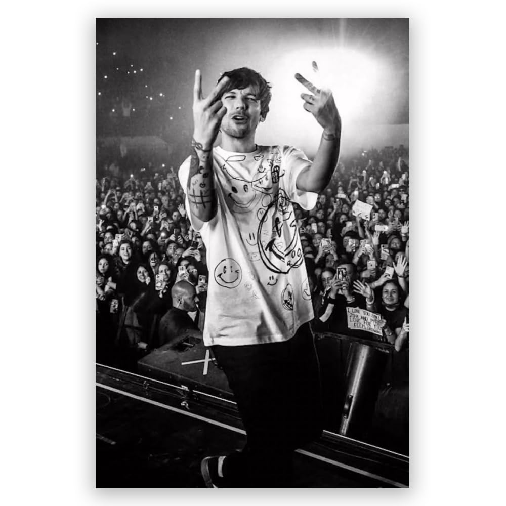 Louis Tomlinson Poster Canvas Wall Art Decoration Living Room Home Bedroom Decoration Poster 8x12inch