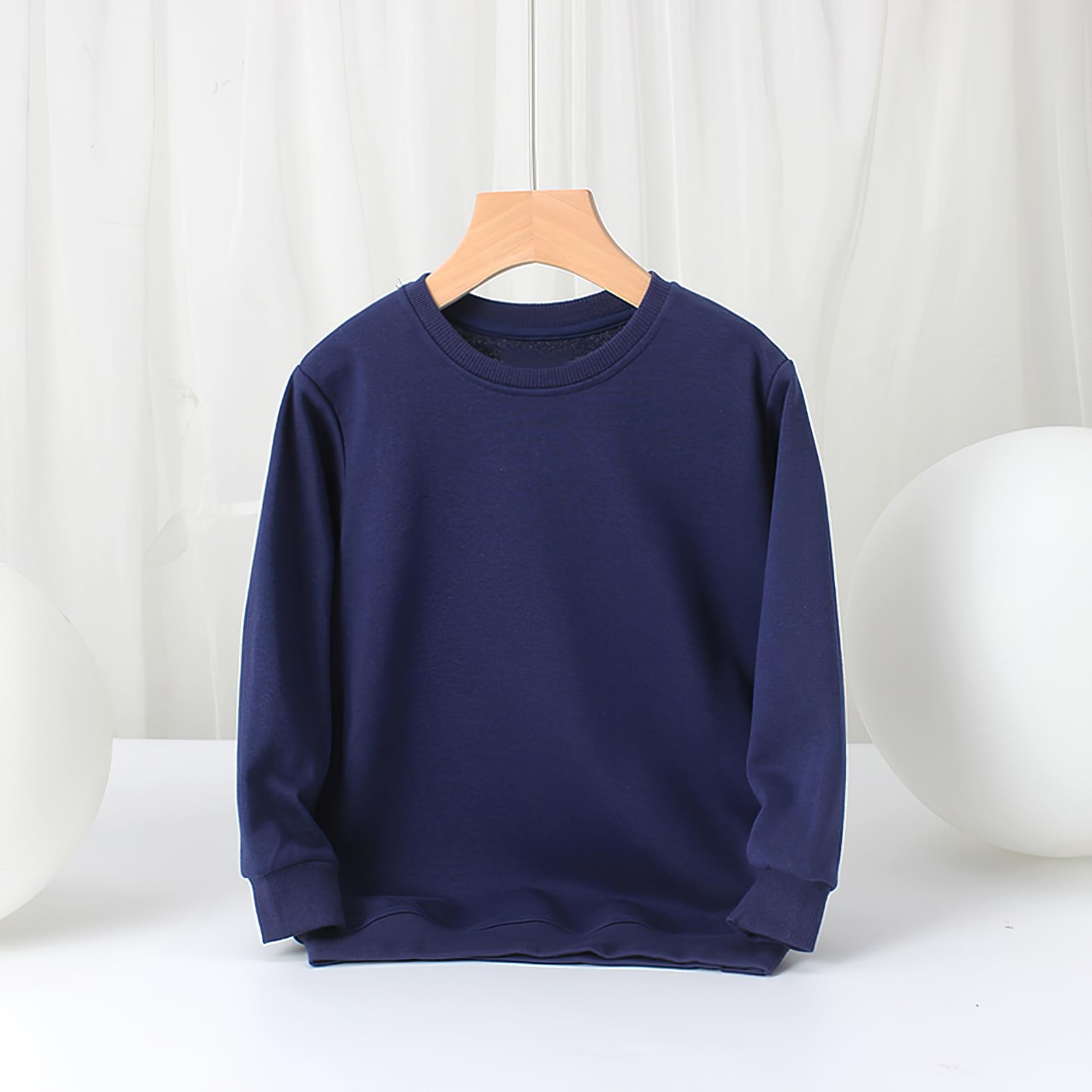 amropi Niños Pack de 3 Sudadera de Rayas Manga Larga Crew Neck Sweatshirt Suéter para 5-12 Años