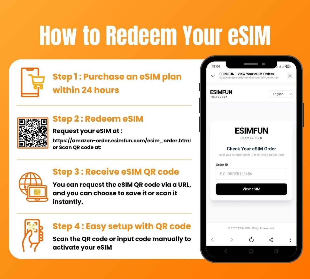 [eSIM] 5G Taiwan eSIM 30 Days Unlimited Data | 15GB High-Speed 5G + Unlimited Data at Reduced Speed | Hotspot tethering Supported | No Need Registration | Easy to Use
