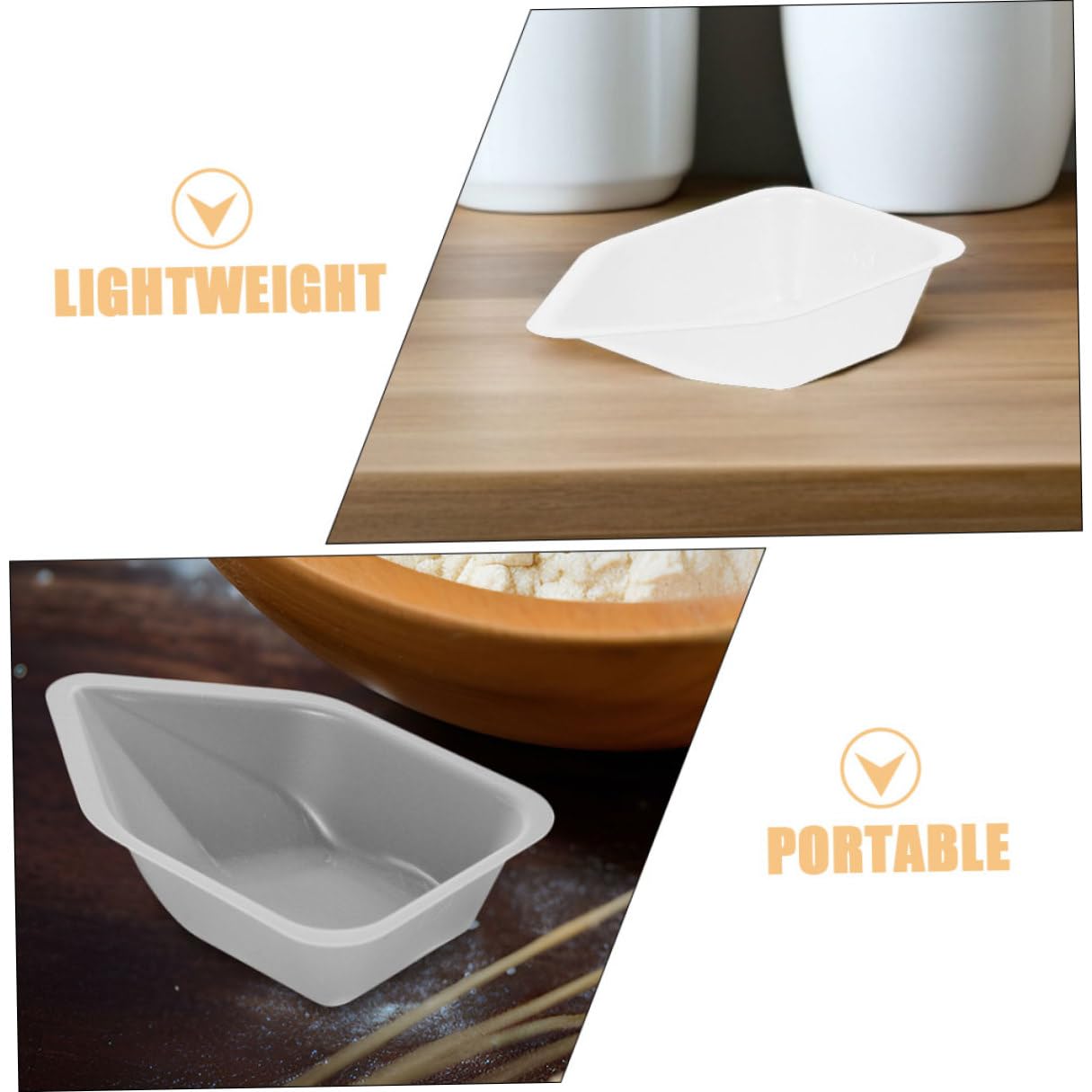 10pcs Boat-Shaped Lab Weighing Dishes Reusable Plastic Weighing Boats for Accurate Powder Measurement Laboratory Samples Lightweight