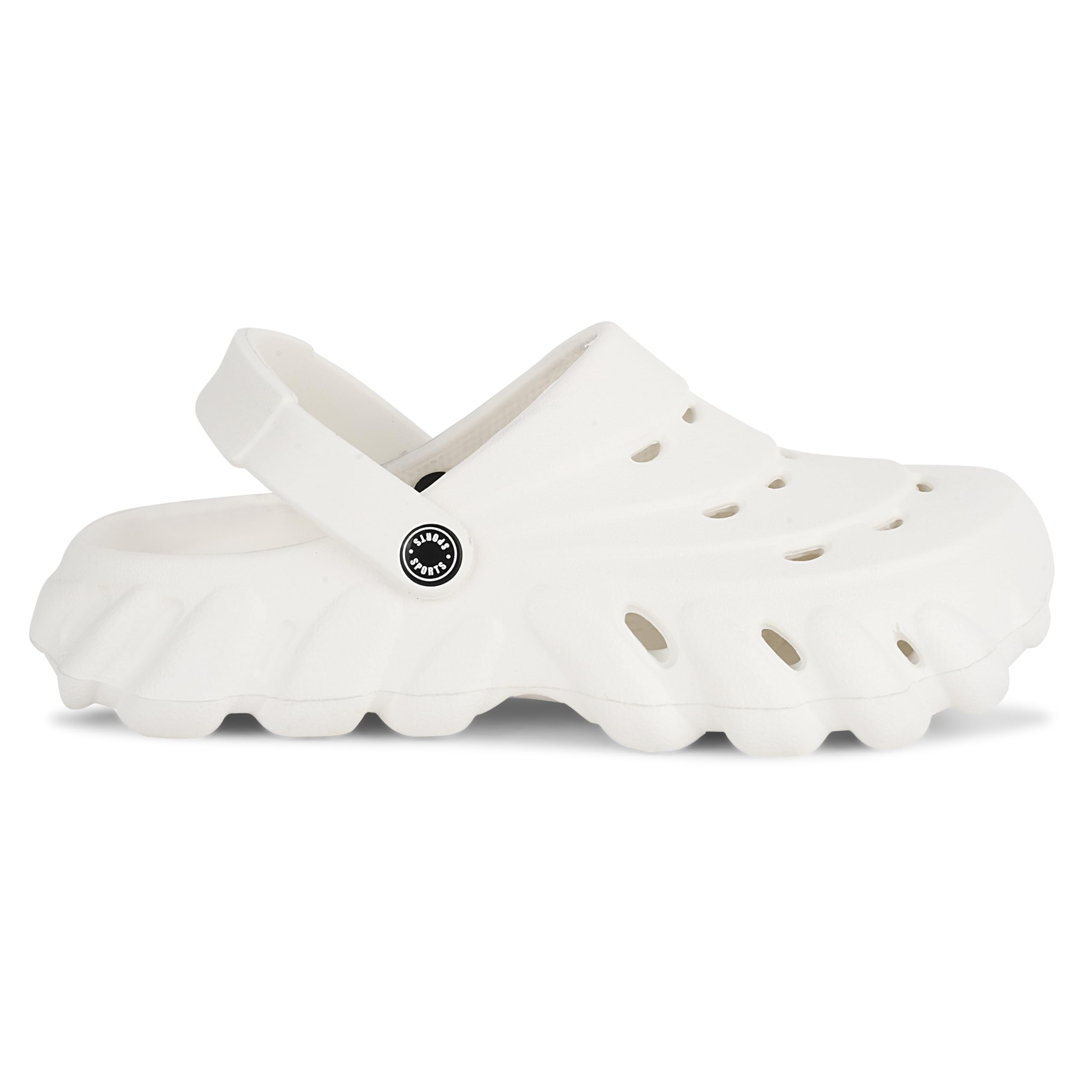 BEONZA Mens Premium Classic Casual Clogs/Sandals with Adjustable Back Strap for Adult | Comfortable & Light Weight | Stylish & Anti-Skid | Waterproof & Daily Mules for Gents/Boys White (B0DJ39ZR95) Amazon Price History, Amazon Price Tracker