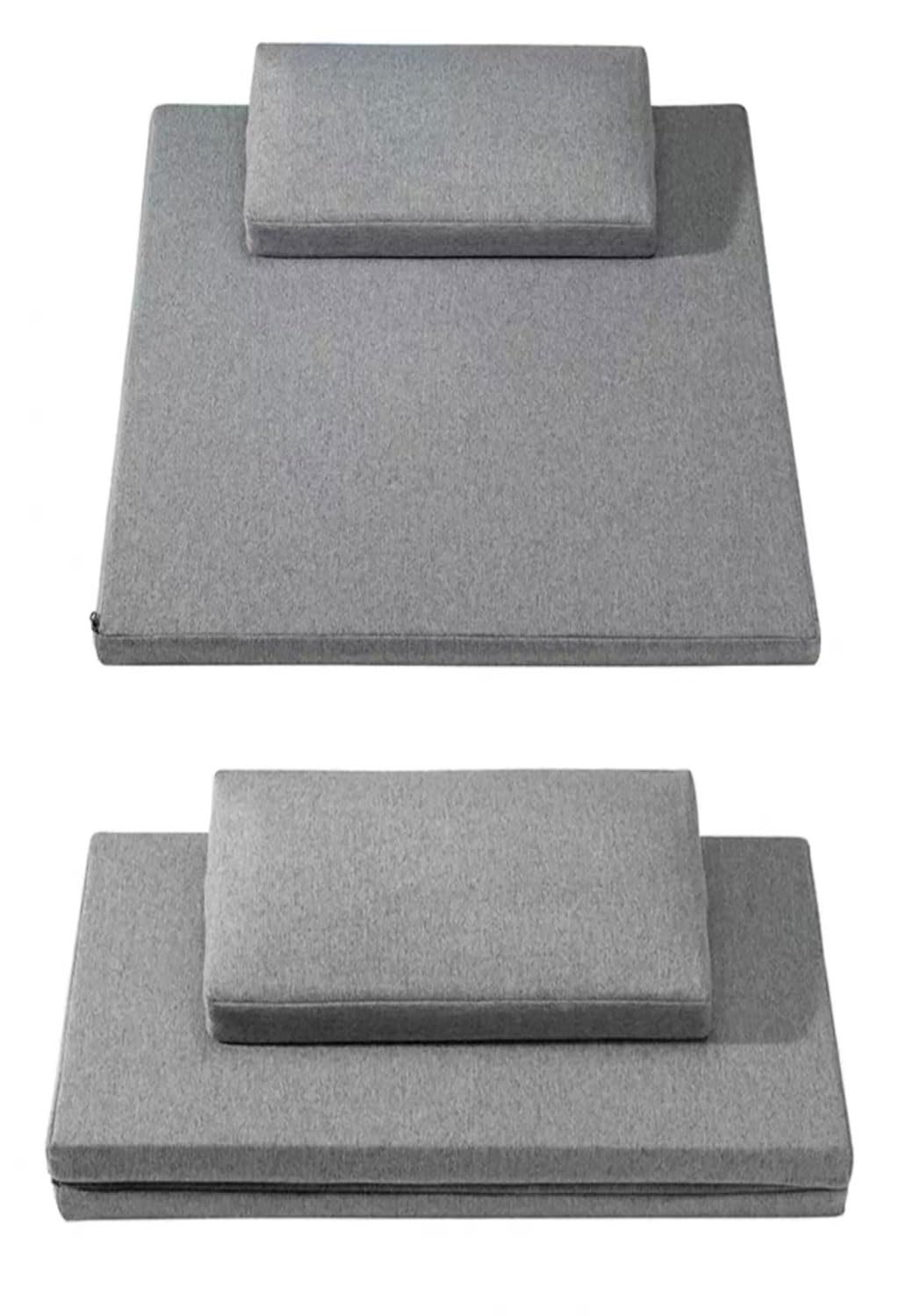 Cojín Grande Y De Meditación,estera De Meditación Cuadrada Hecha A Mano,cojín De Suelo Plegable Portátil Cojines De Yoga De Fibra Con Núcleo De Cáñamo Natura(Size:60x60cm(24x24inch),Color:grey-1)