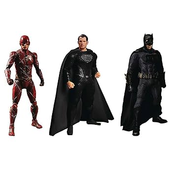 専用！ mezco toys ジャスティス・リーグ  フラッシュ バットマン One:12 Collective Zack Snyder's Justice League Deluxe Steel