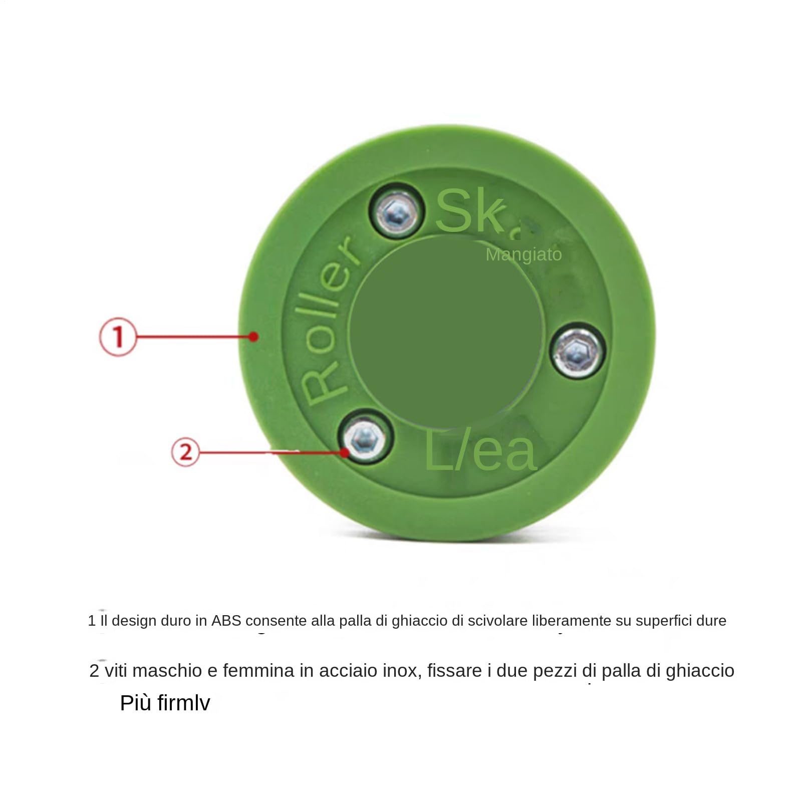 Puck Hockey Inline - Puck Hockey Street Loi Pierre | Design renforcé en acier inoxydable, équipement sportif à rouleaux d'extérieur, disque haute performance pour patinage, jeu compétitif