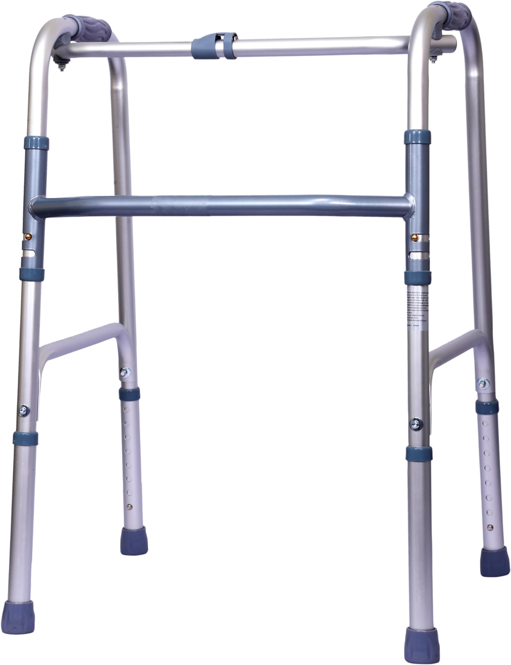 Premium Imported Aluminium Walker for Old People | Lightweight, Foldable Walker for Patients at Home | Durable Mobility Support Walker for Adults