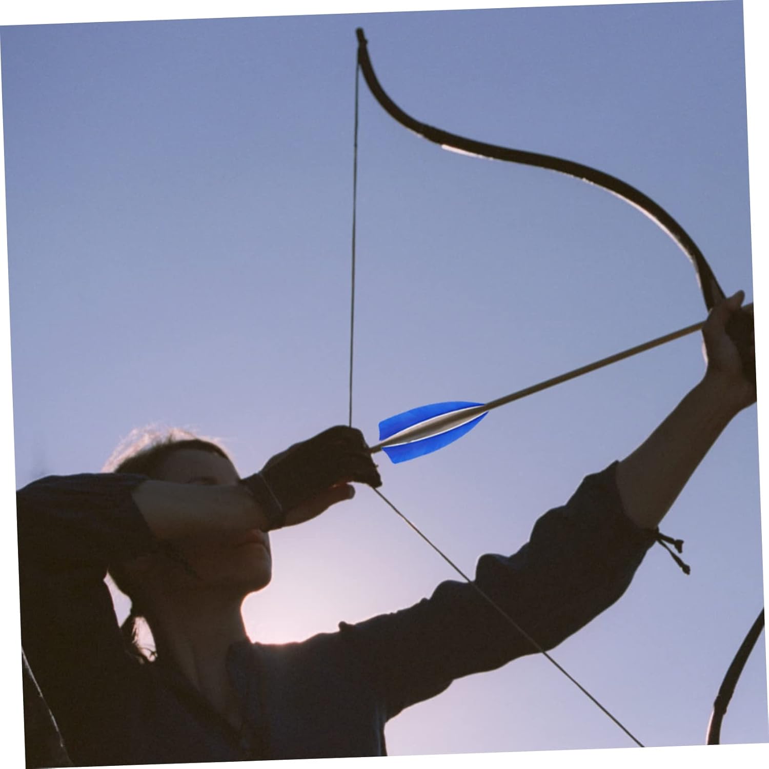 Mipcase 90pcs Shield Cut Turkey for Lightweight and Portable Arrow Tail Accessories for Hunting and Practice