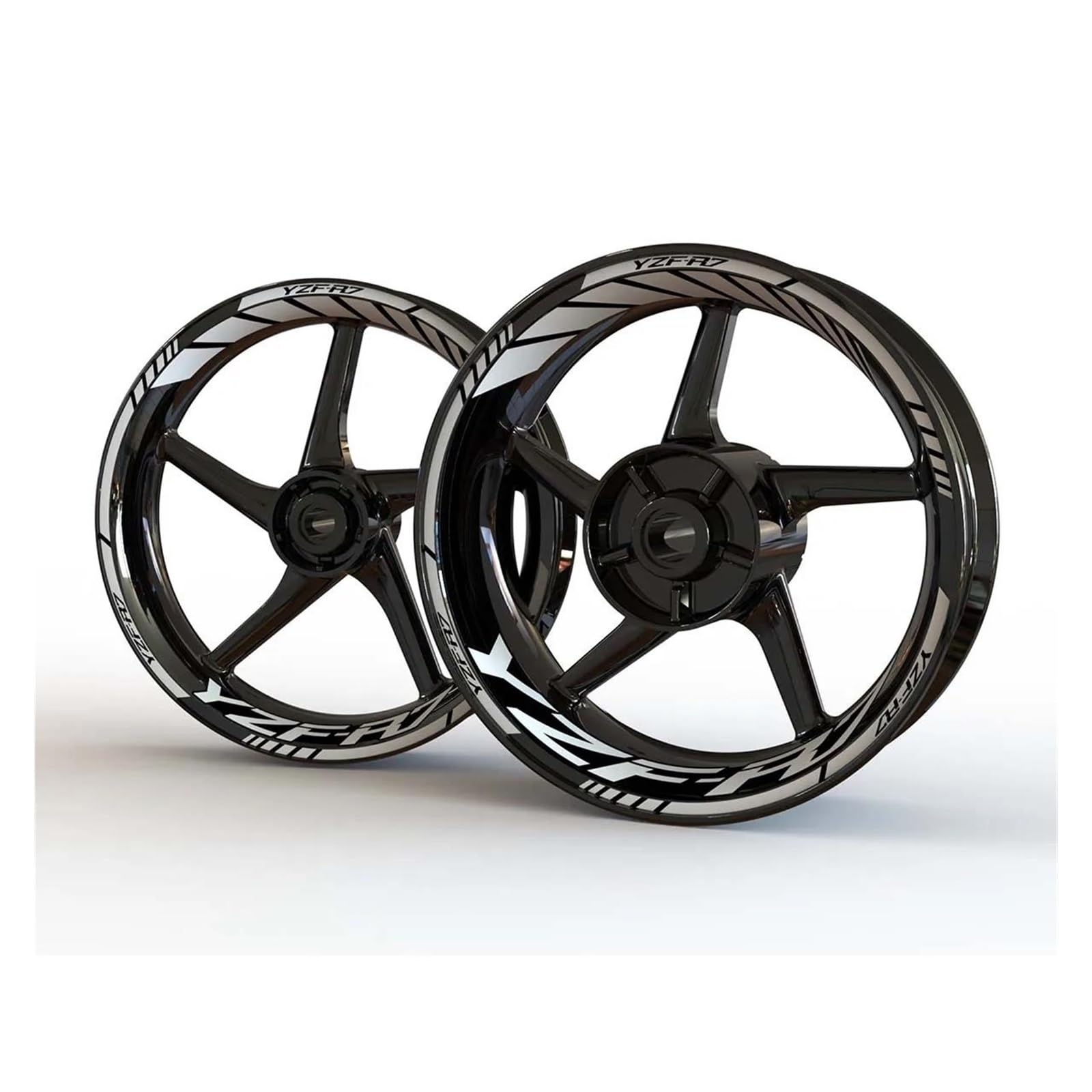 Reflective Accessories Motorcycle Wheel Stickers Rim Stripes Waterproof Tape for Yamaha YZF R7(Color2)