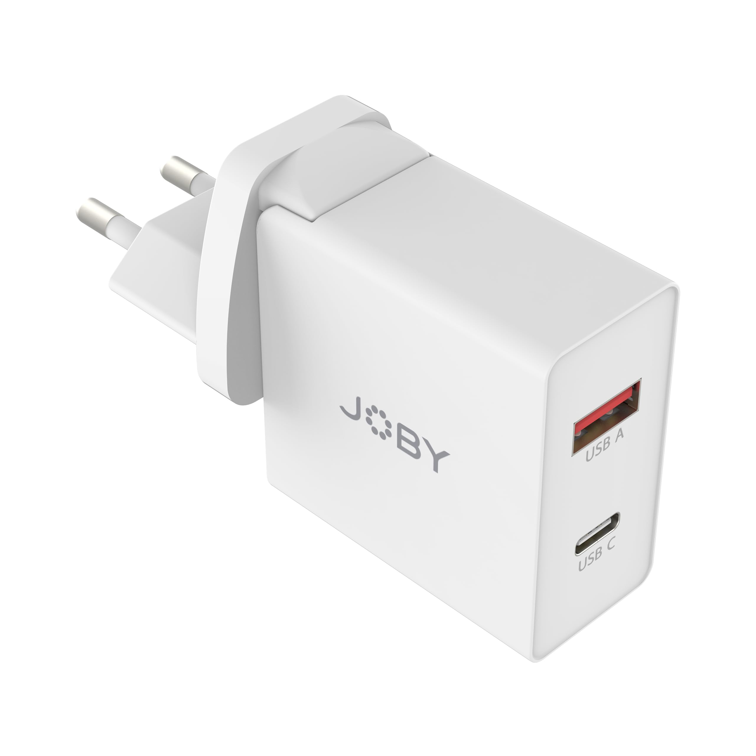 JOBY Caricatore da Parete da Viaggio 35W Dual Output PD + USB (JB01807-BWW)