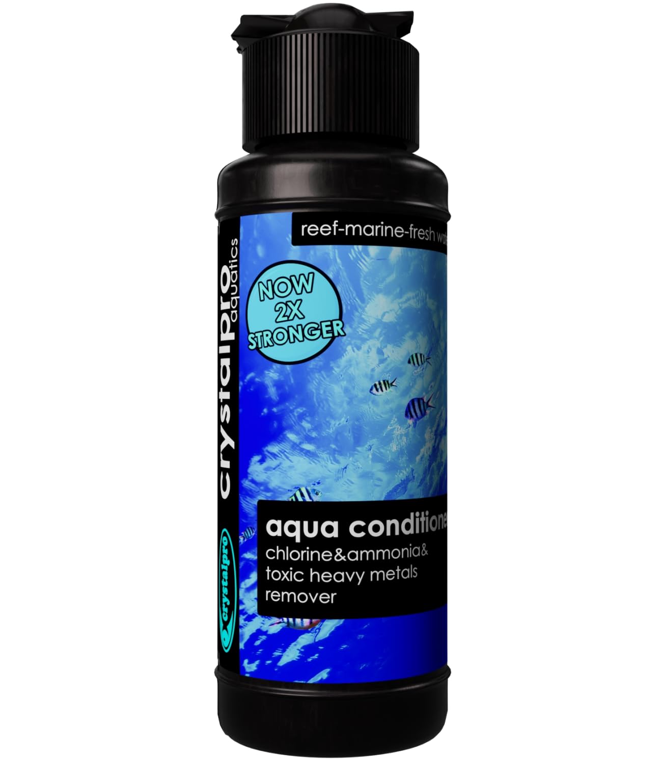 Crystalpro Aqua Conditioner - Treats 1250 Gallons - Aquarium Water Conditioner - Neutralizes Chlorine and Ammonia 4.2 Oz