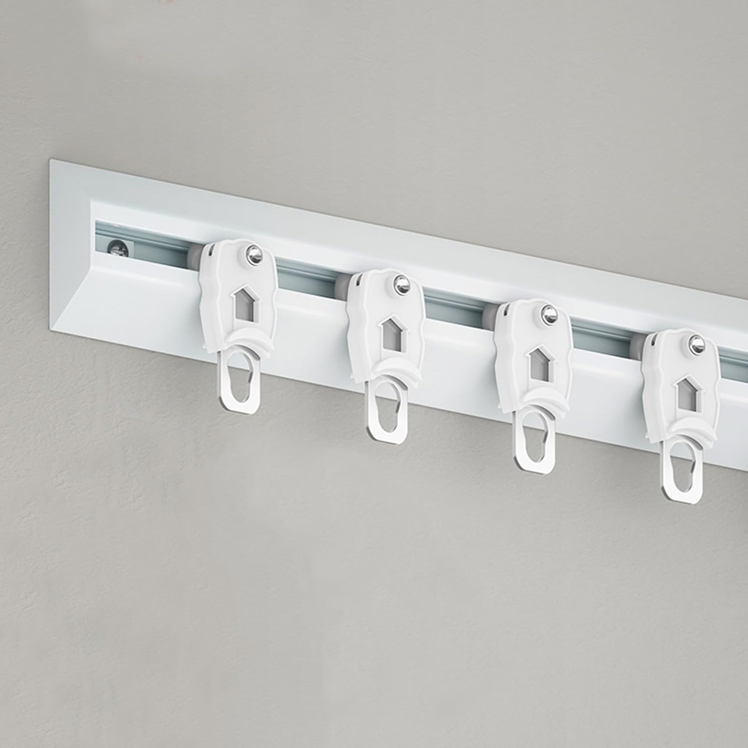 Amazon.com: Ceiling Curtain Tracks Ceiling Or Wall Mounted Aluminum