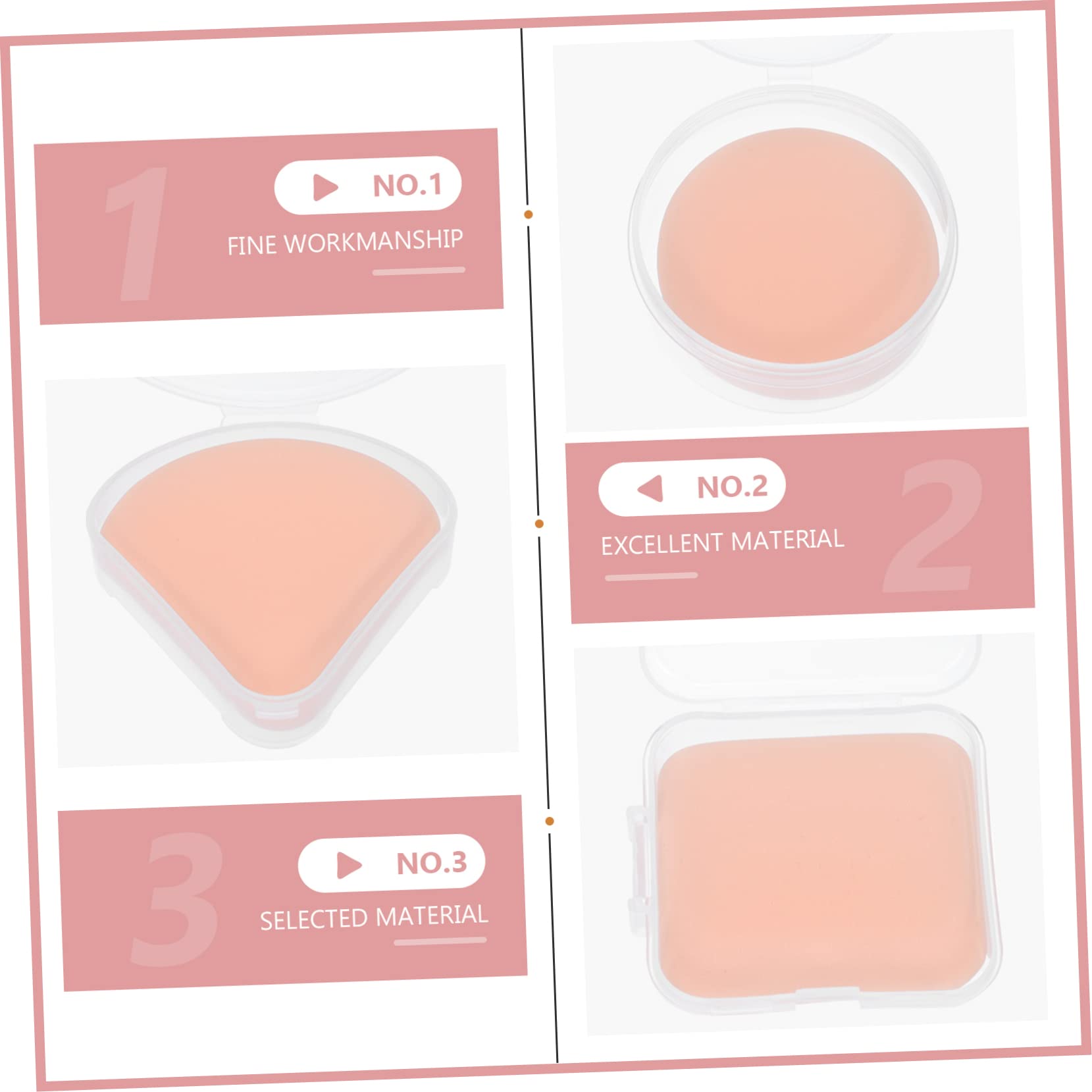 16 Pz Piumino Da Cipria Spugne Piumini Da Cipria Fatti in Casa Forniture Cosmetiche Accessori Per Il Trucco Soffi Morbidi Ragazza Poliuretano Idrofilo Così Morbido Crema Cosmetica