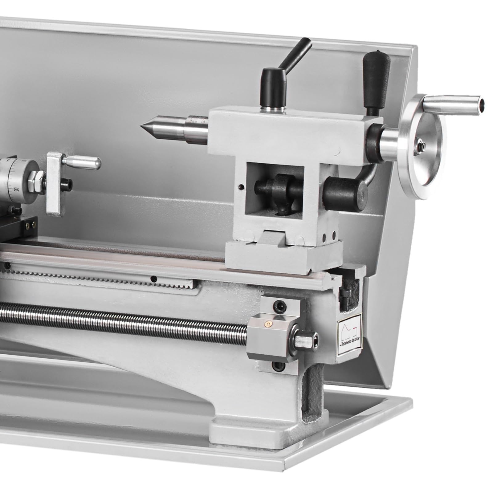 Mini tornio in Metallo Senza spazzole 7''x16 '' / 180mm*400mm 800W Display Digitale Tornitura a variazione Continua for la Lavorazione dei Metalli