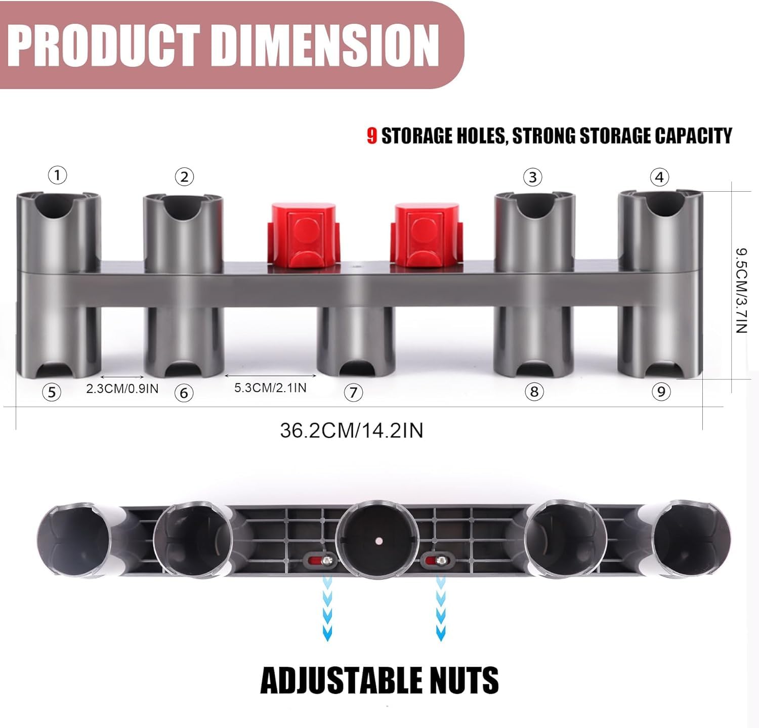 Dyson v7/v8 2本セット、スタンド付属 Amazon.com - Replacement Attachment Kit compatible with Dyson V7