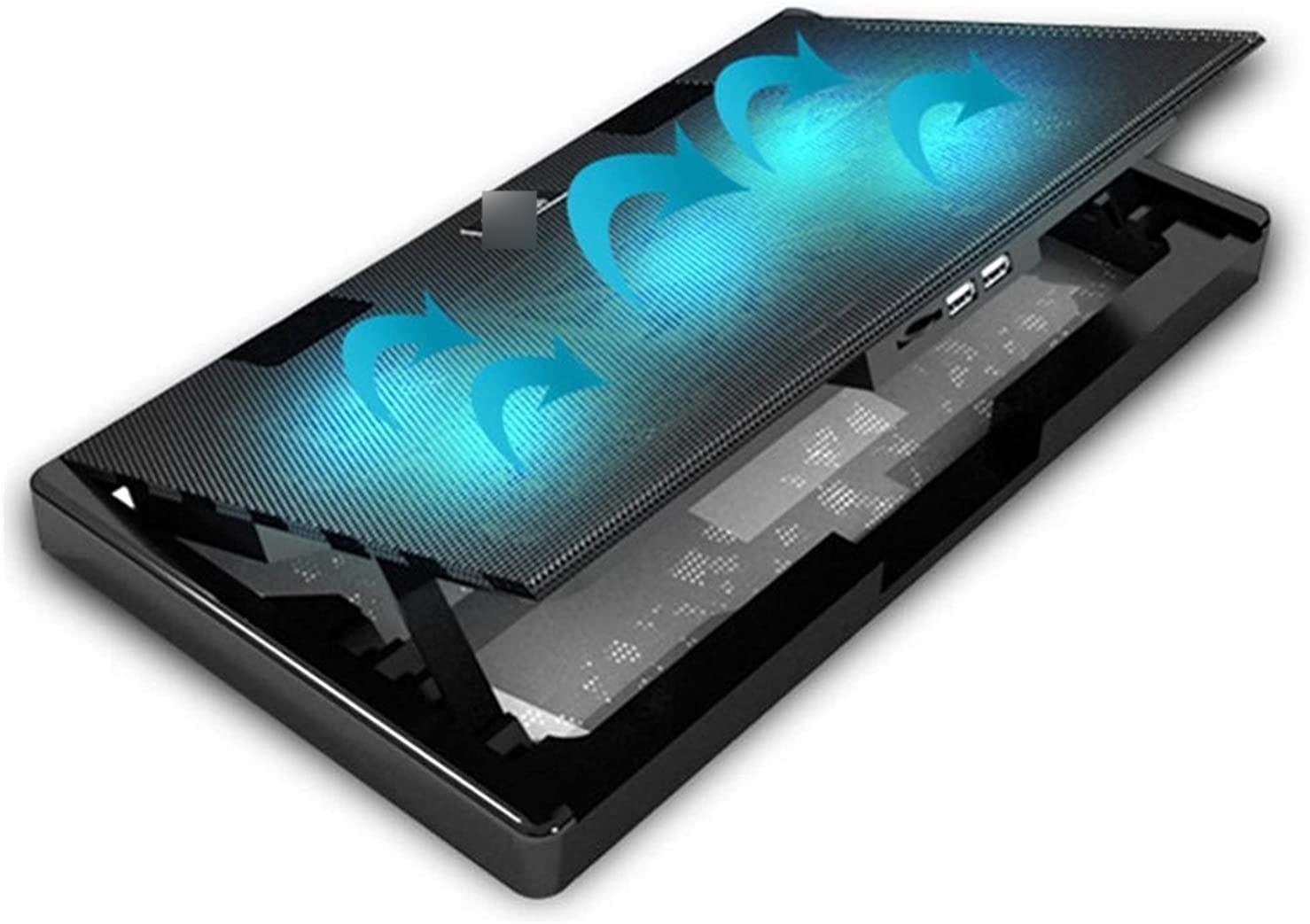 Base di raffreddamento da Gaming Laptop Cooler Cooling Pad 2 Porte USB E Cinque Di Raffreddamento Per 15.6 Supporto Regolabile 17 Pollici Velocità Ventola Per Notebook per PC Notebook