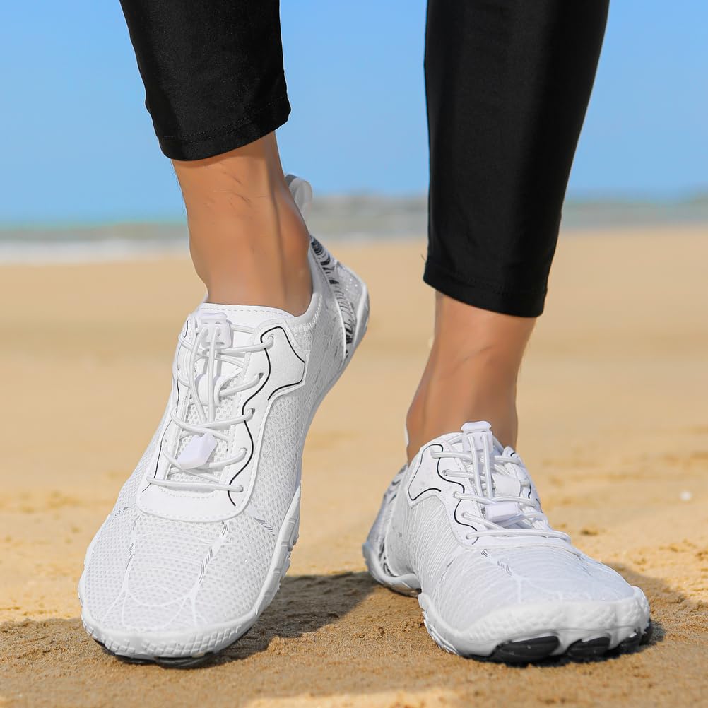 Zapatos de Agua para Hombres y Mujeres de Secado Rápido Descalzos Mesh para Playa Surf Nadar Buceo Senderismo Barco y Escalada