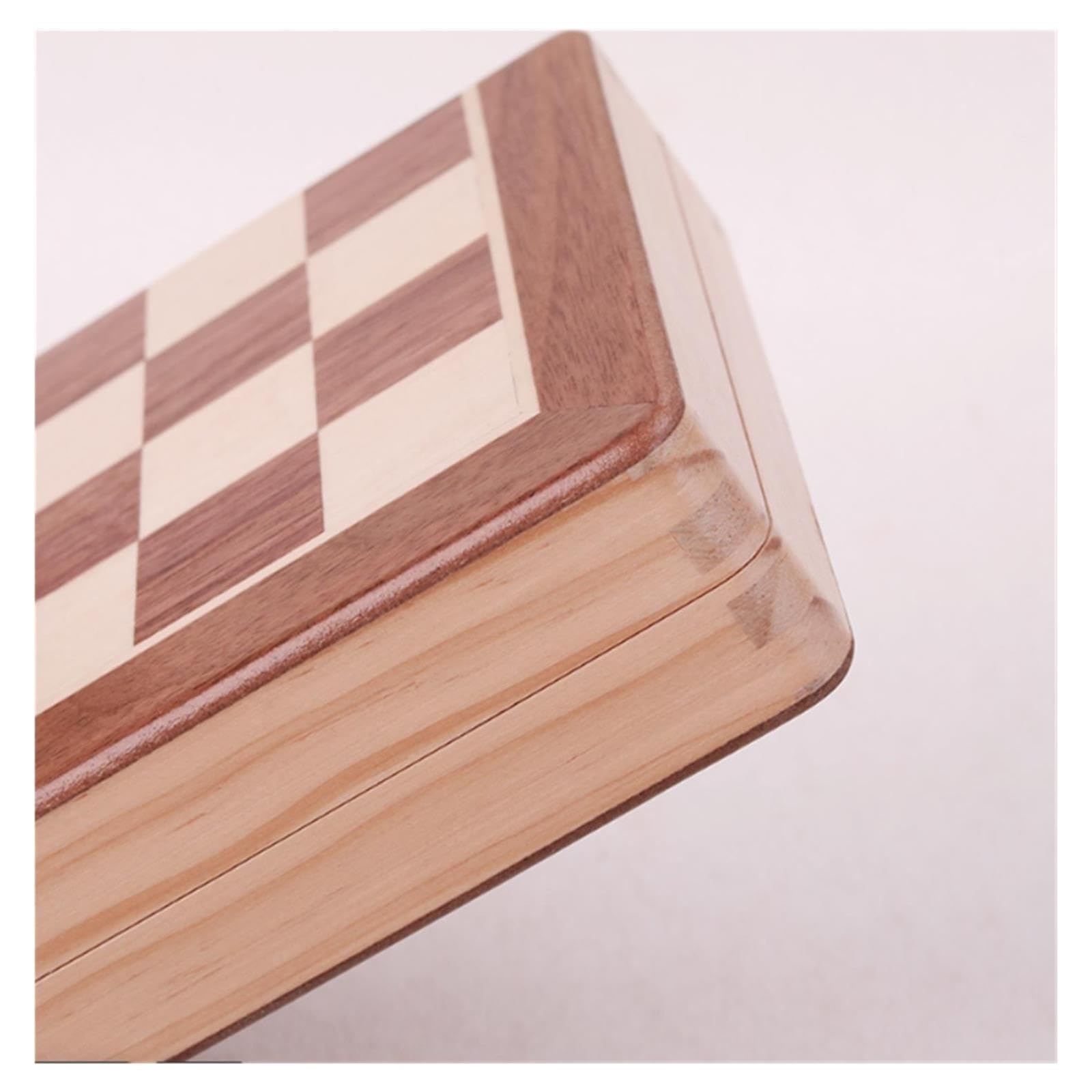 Set di scacchi in legno Scacchiera pieghevole non magnetica