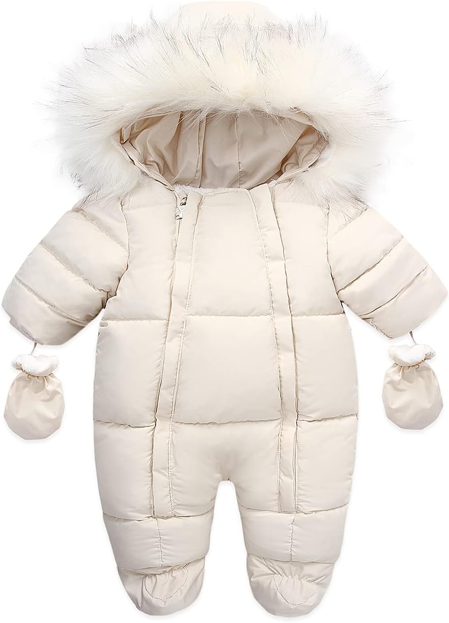 TumaronBaby Girl Winter Snowsuit Toddler Jacket Clothes For Boy Infant Jumpsuit Hoodied