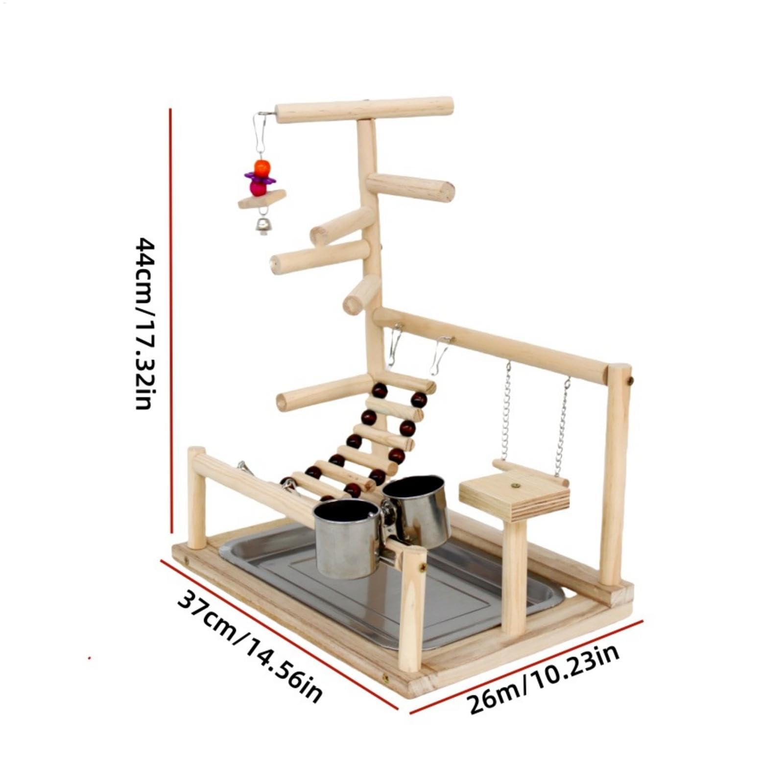 Support pour Oiseaux, Support pour perroquets, pour Oiseaux en Bois