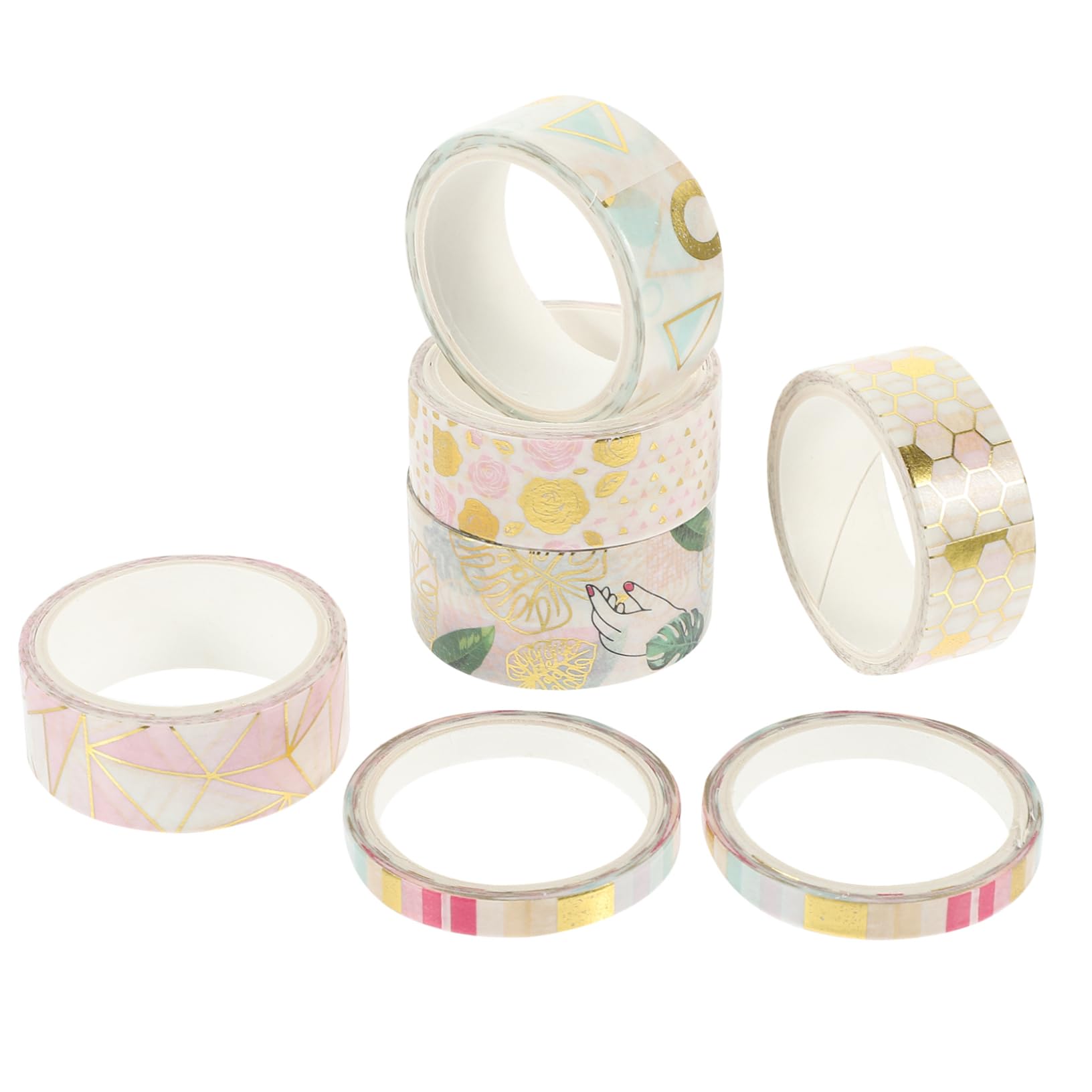 Washi Tape Set – 7 Decorative Rolls