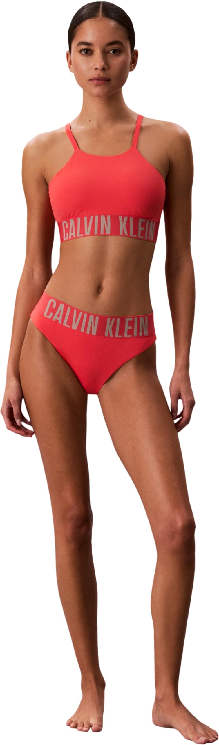 Calvin Klein Bikini Lv00q61190 Pantaloni da Nuoto Donna (Pacco da 1)