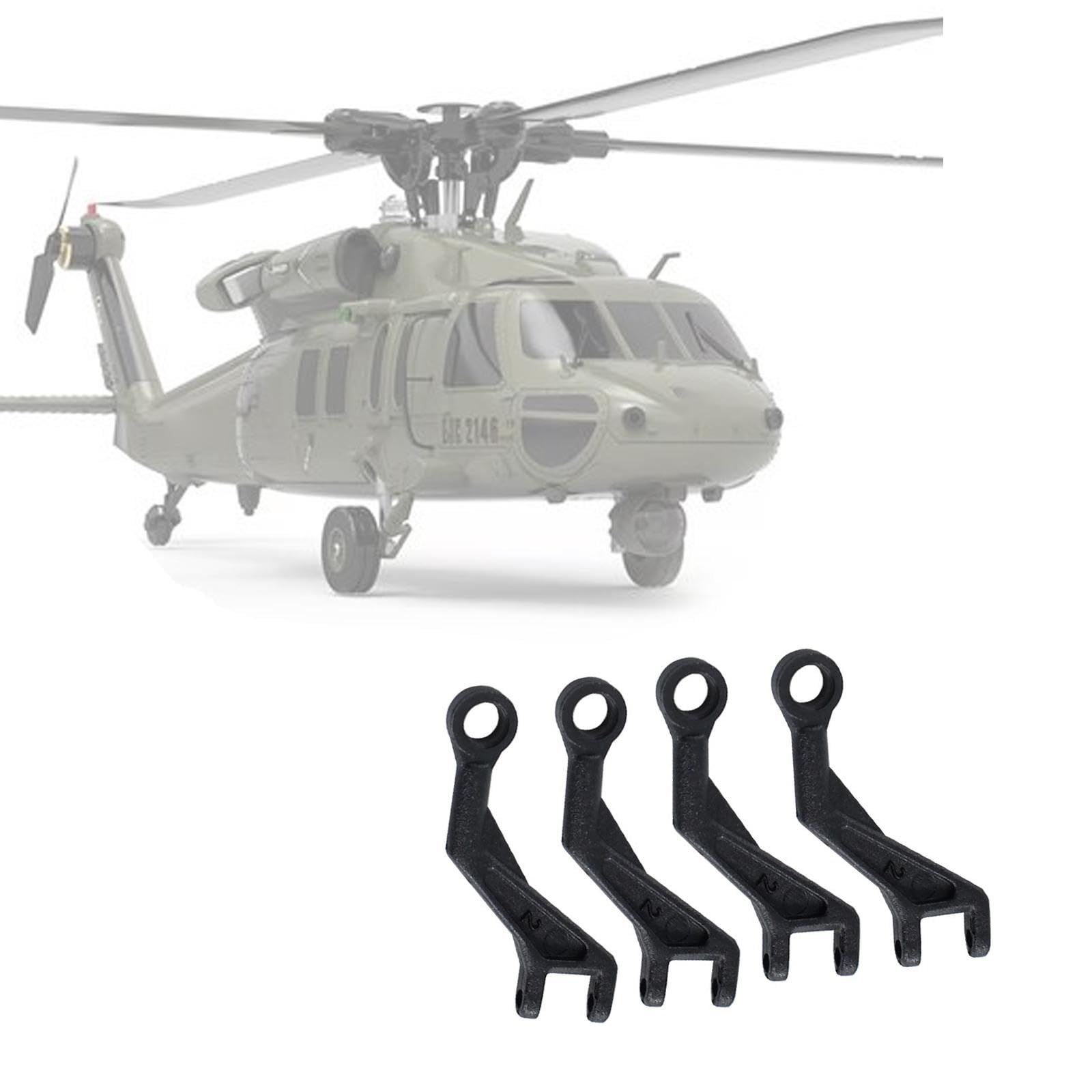 Amazon | Deevoka 4個のRCヘリコプター接続wltoys K170アクセサリー用