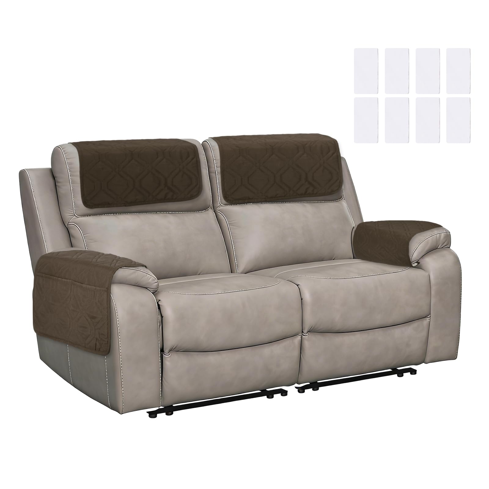 Fundas para sillón impermeables y antideslizantes con organizador de mandos