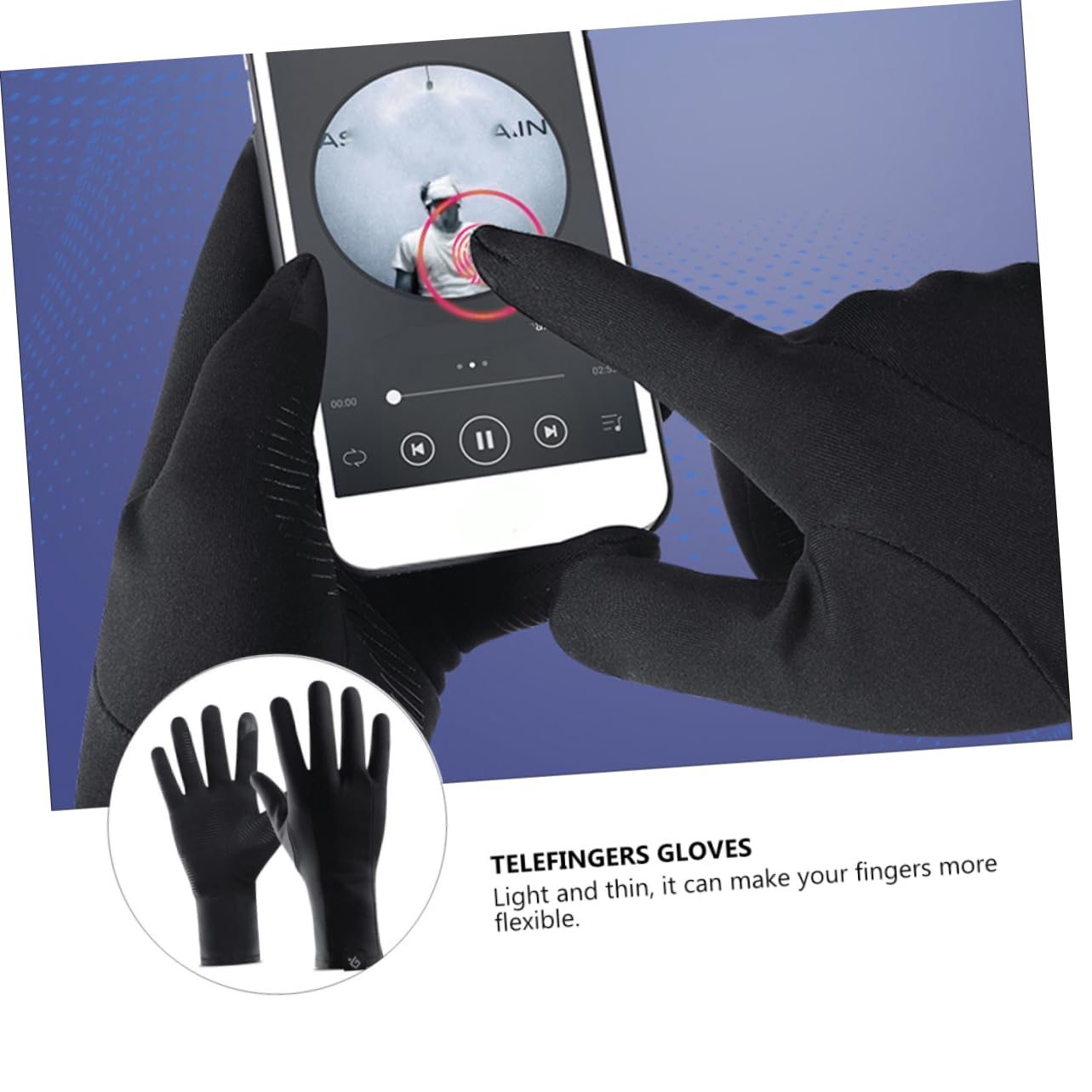 HANABASS Fahrradhandschuhe Mit Touchscreen SMS-Handschuhe Für Frauen Winter Voller Fingerhandschuh Trainingshandschuhe Handschuhe Zum Training Vollfingerhandschuhe Black Stoff