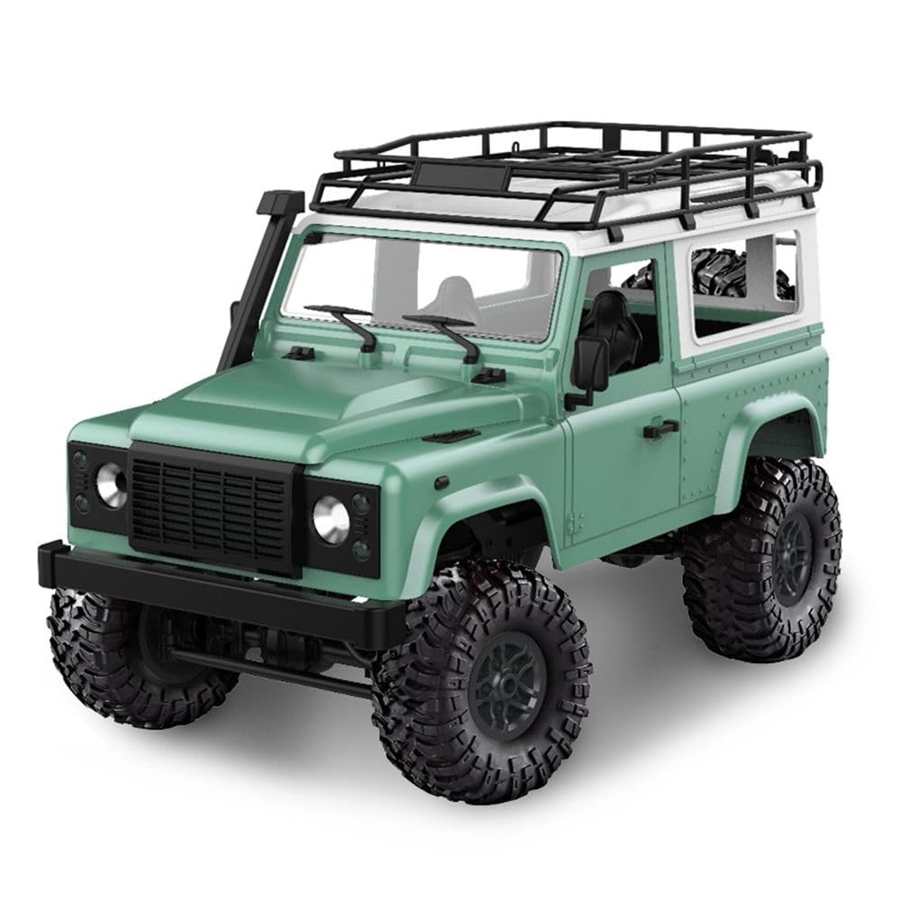 Land Rover Defender D90 RC samochód 4WD zdalnie sterowany samochód z oświetleniem LED, metalowa skrzynia biegów, pojazd offroad, czas jazdy 30 min, zdalnie sterowany od 8 lat