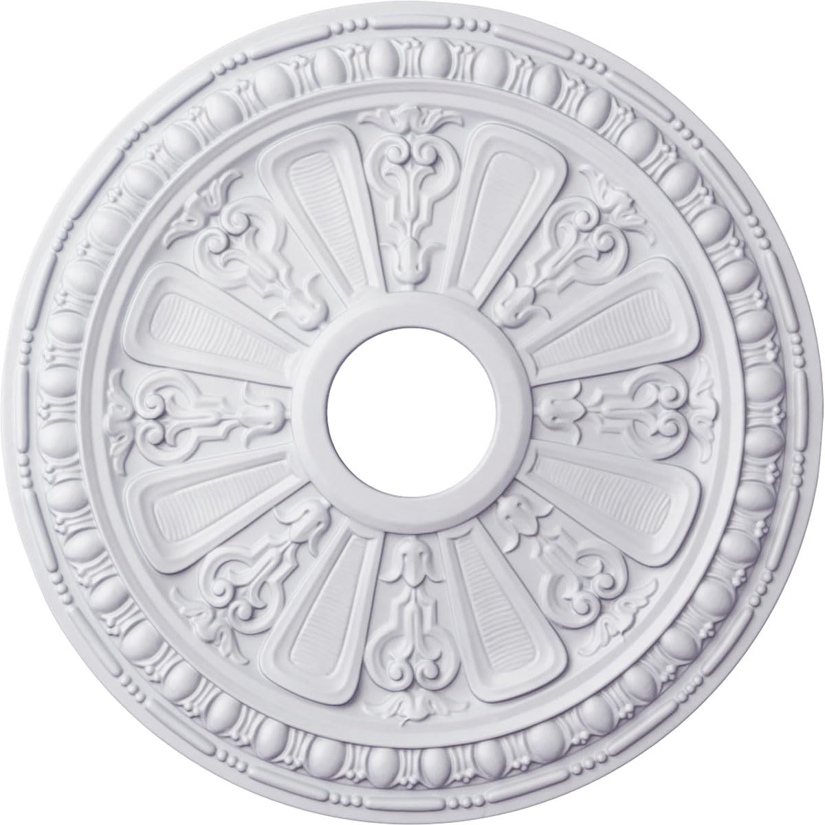 Ekena Millwork CM18RA 18 1/8-Inch OD 3 5/8-Inch ID x 1 1/8-Inch P Raymond Ceiling Medallion
