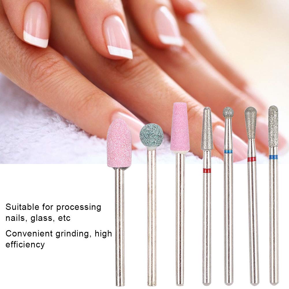 Amazon.com: Nail Drill Bits Set, 6 pcs Nail Art Manicure Multi