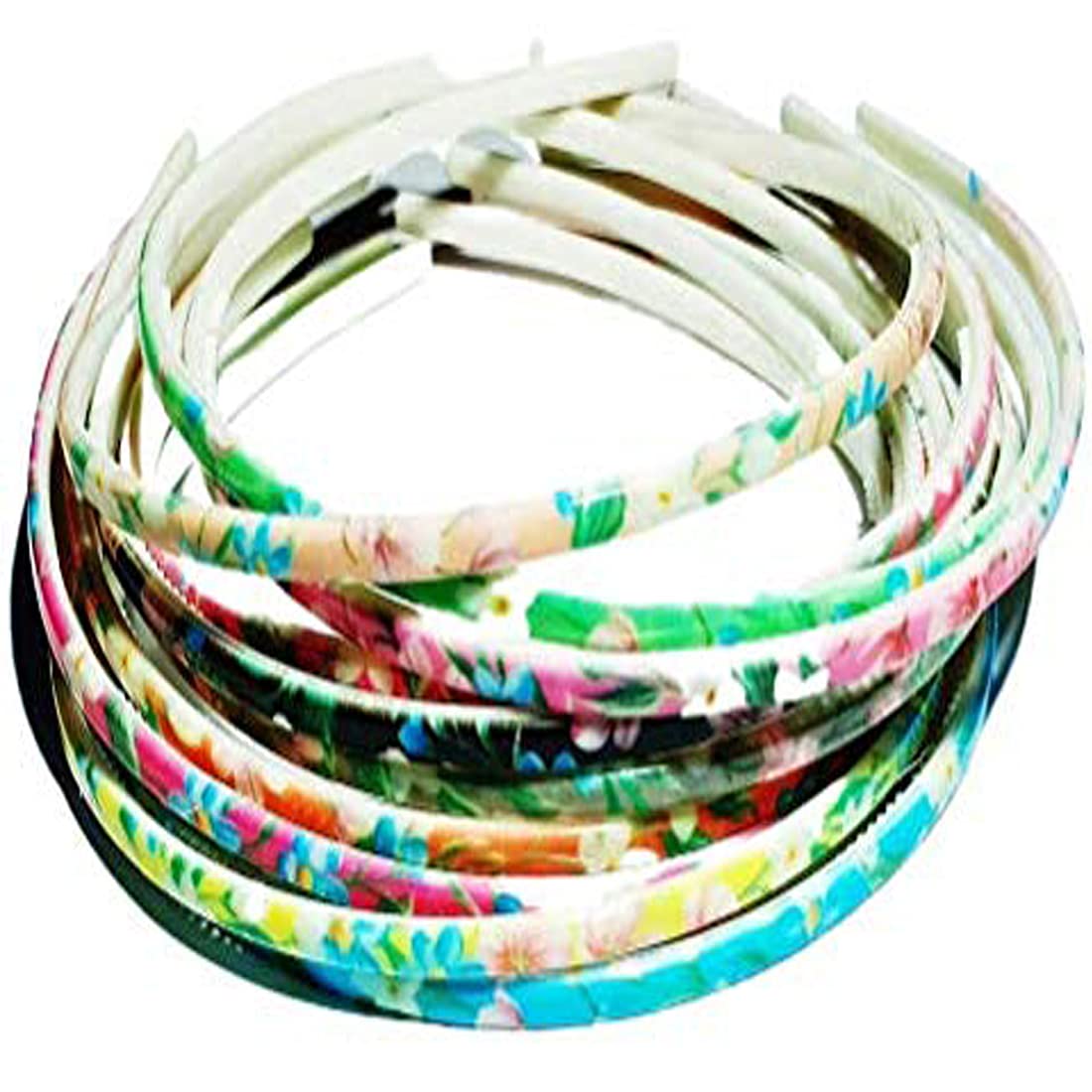 Drishti Printed Design & Multicolor (8 mm) Plastic Hair band (Pack of 6) for Girls (B07NP4JPHW) Amazon Price History, Amazon Price Tracker