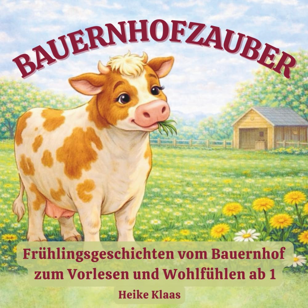 Bauernhofzauber - Frühlingsgeschichten vom Bauernhof zum Vorlesen und Wohlfühlen ab 1: Liebevolle Vorlesegeschichten mit Tieren, Mitmachfragen und Ausmalbildern zum Ausdrucken