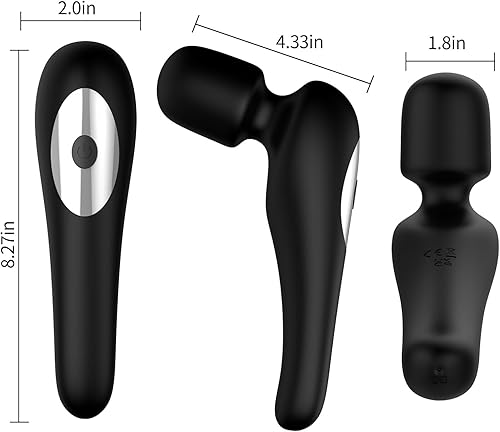 Miniatura 3 de Potente masajeador eléctrico de mano para mujeres, barra de masaje de espalda, bola de masaje portátil de silicona para mujeres, herramienta para