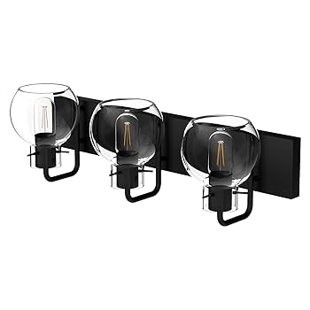 Tipace Industrial Bathroom Vanity Lighting Fixtures 3-Lights