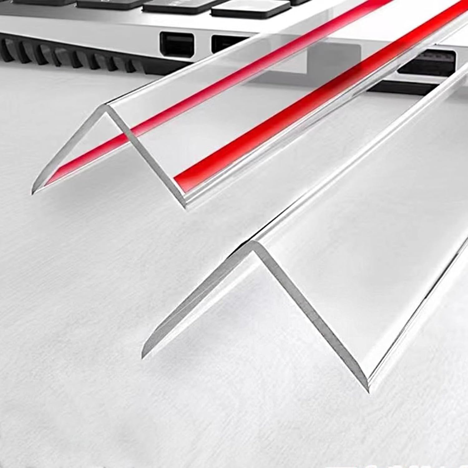 LBROTY Commercial Wall Corner Protector Clear 2 Pcs, Wall