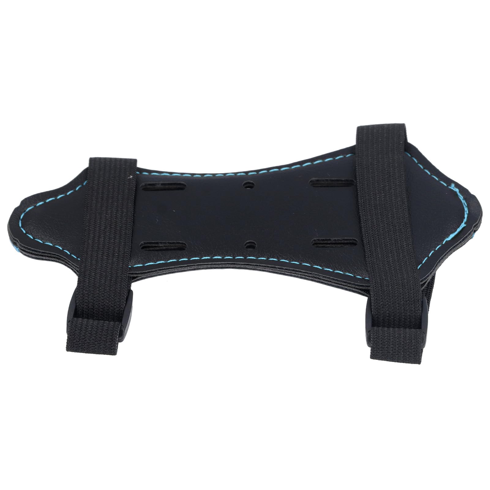 Drfeify Bogenschießen-Armschutz für, Bequem, Atmungsaktiv, Verdicktes PU-Leder, Verstellbarer Bogenschießen-Unterarmschutz für Recurve-Bogen (Blue)