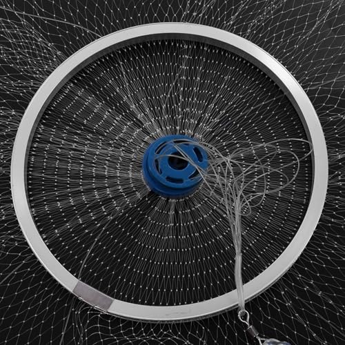 Rede de Pesca de Nylon Durável Estilo Americano Com Malha Pequena para Fácil Operação, para Entusias