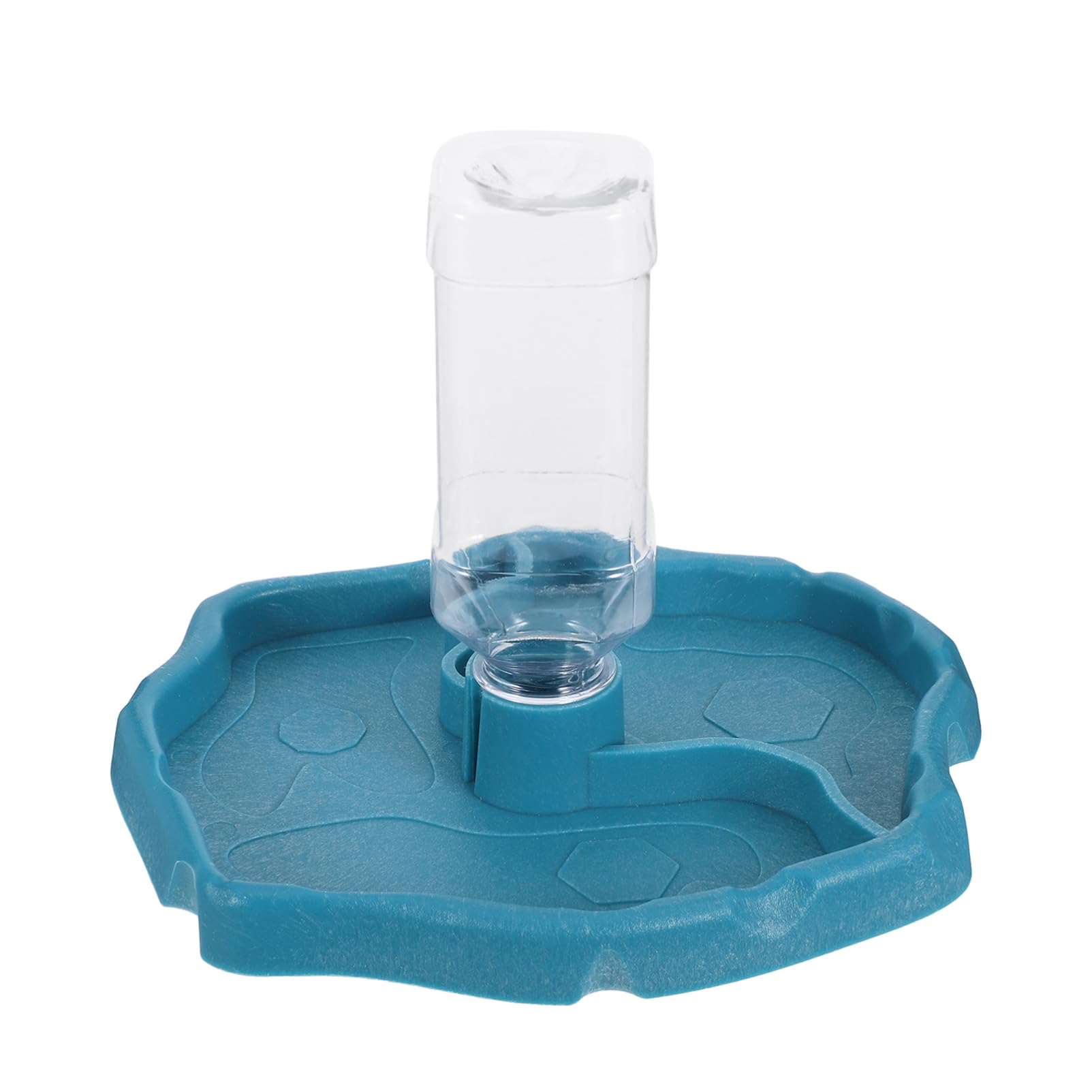 GRIRIW Automatic Water Feeder Food Bowl for Reptile Tank Accessories Compact Design Easy to Clean