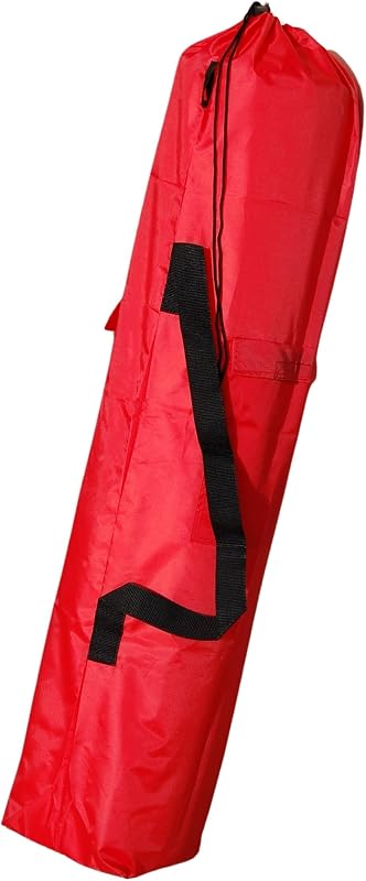 40"x7"x7" (Red, M) Replacement Bag for Folding Camping Chair, Camp Chairs, Hammock, Yoga Mat, Beach Chair, Umbrella, Tent Bag 420D Oxford Polyester Fabric w/Side Pockets