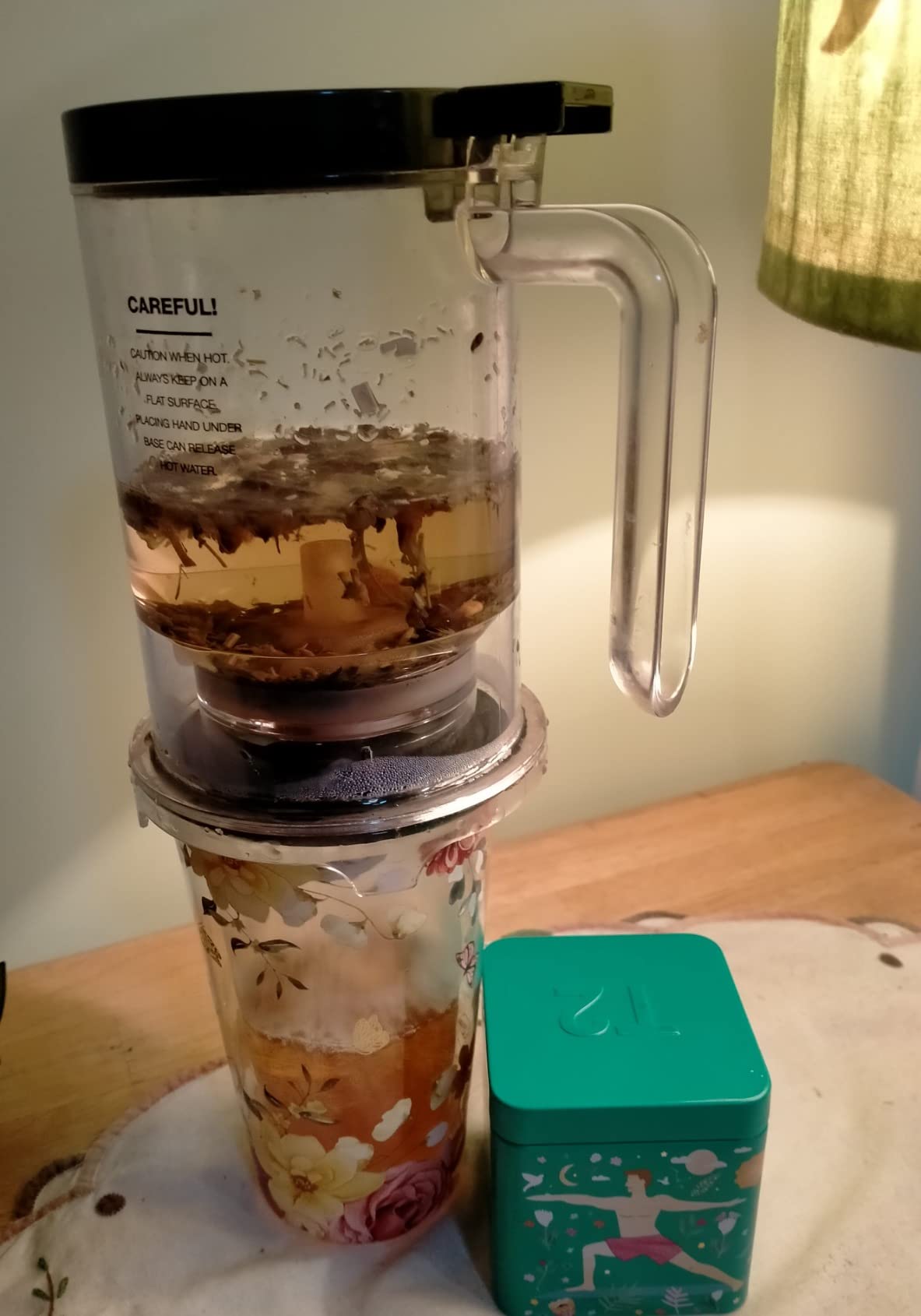 T2 Teamaker with Tea Infuser and BPAFree Plastic, Loose Leaf Tea Maker